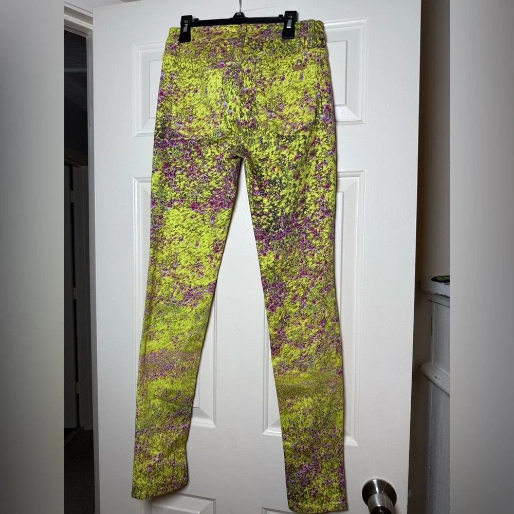 Joe's 'The Skinny' Neon Floral Stretch Denim Jeans